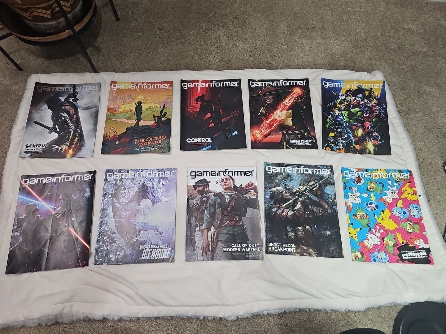 Gamer Magazines Gamestop  #310-319. Excellent Condition Gameinformer Books