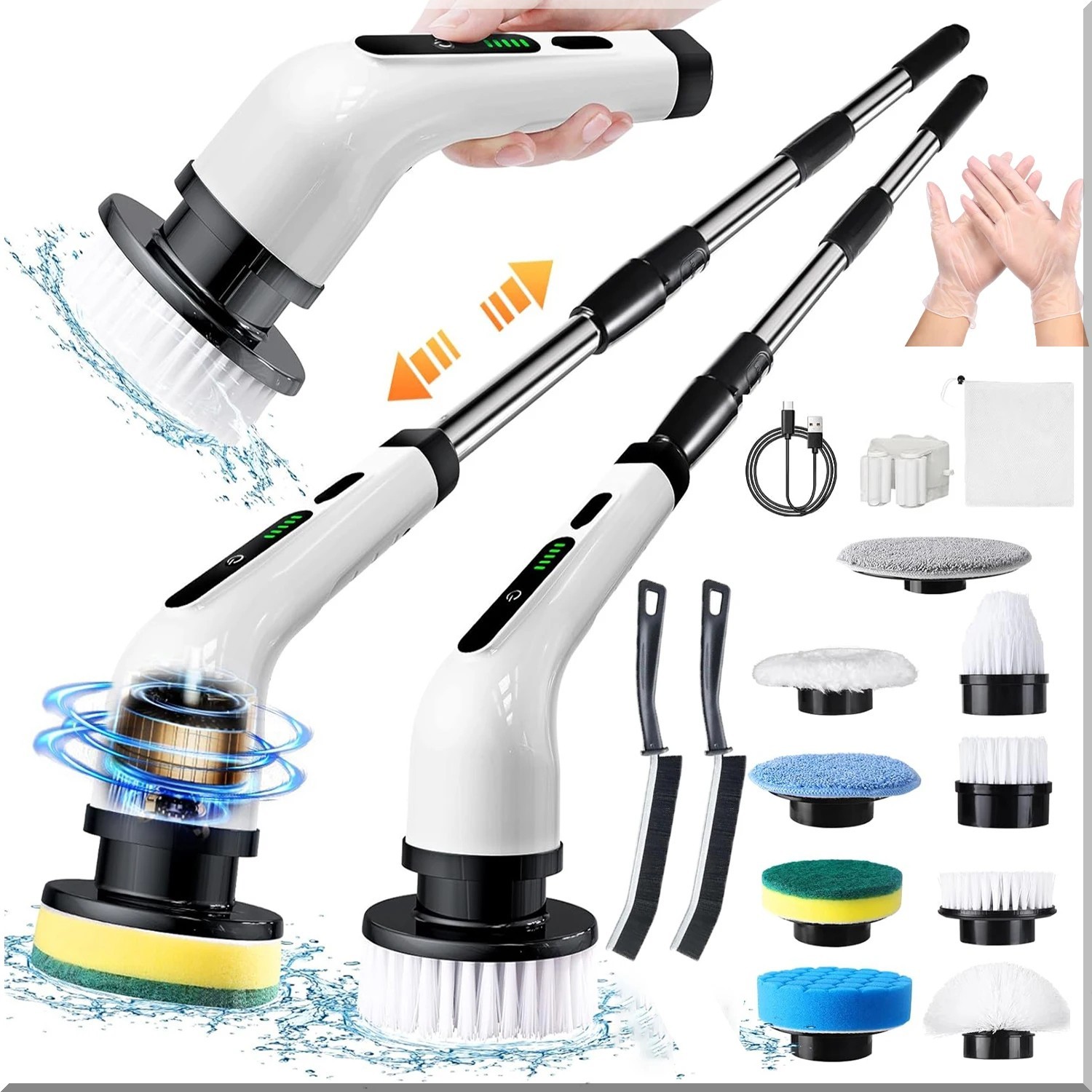 Floor Scrubber Cleaner Machine Electric Polisher r Buffer Spin Mop  Cordless
