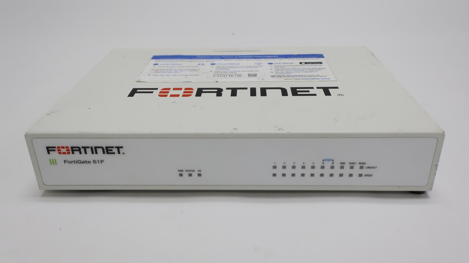 Fortinet FortiGate FG-61F Firewall Security Appliance - Used