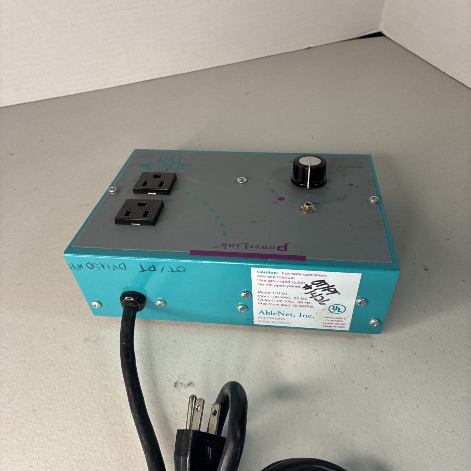 AbleNet Inc PowerLink 2 Switch Controller 120V 15A 60Hz