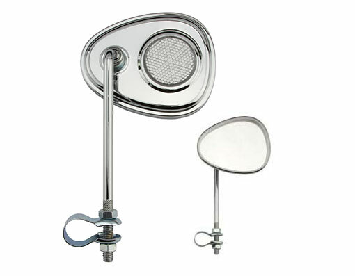 ONE Bike V Mirror Chrome Clear Reflectors. Bike parts,Bicycle parts.