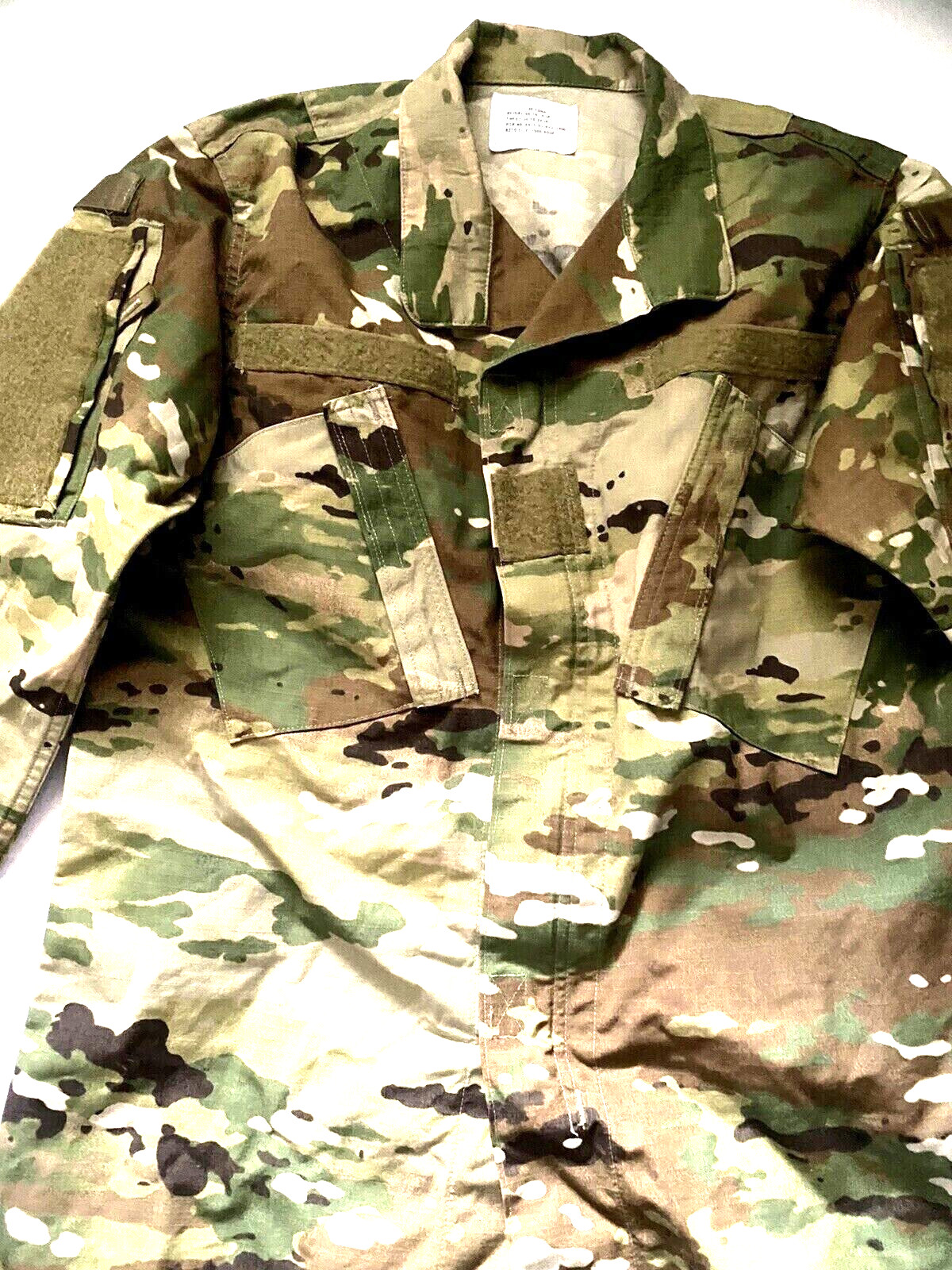 US Army Multicam OCP Uniform Combat Coat Military FR Female SZ 36 long