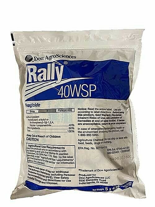Rally 40WSP Fungicide (Old Nova) - 20 Ounces (Myclobutanil 40%) NO SALES: CA