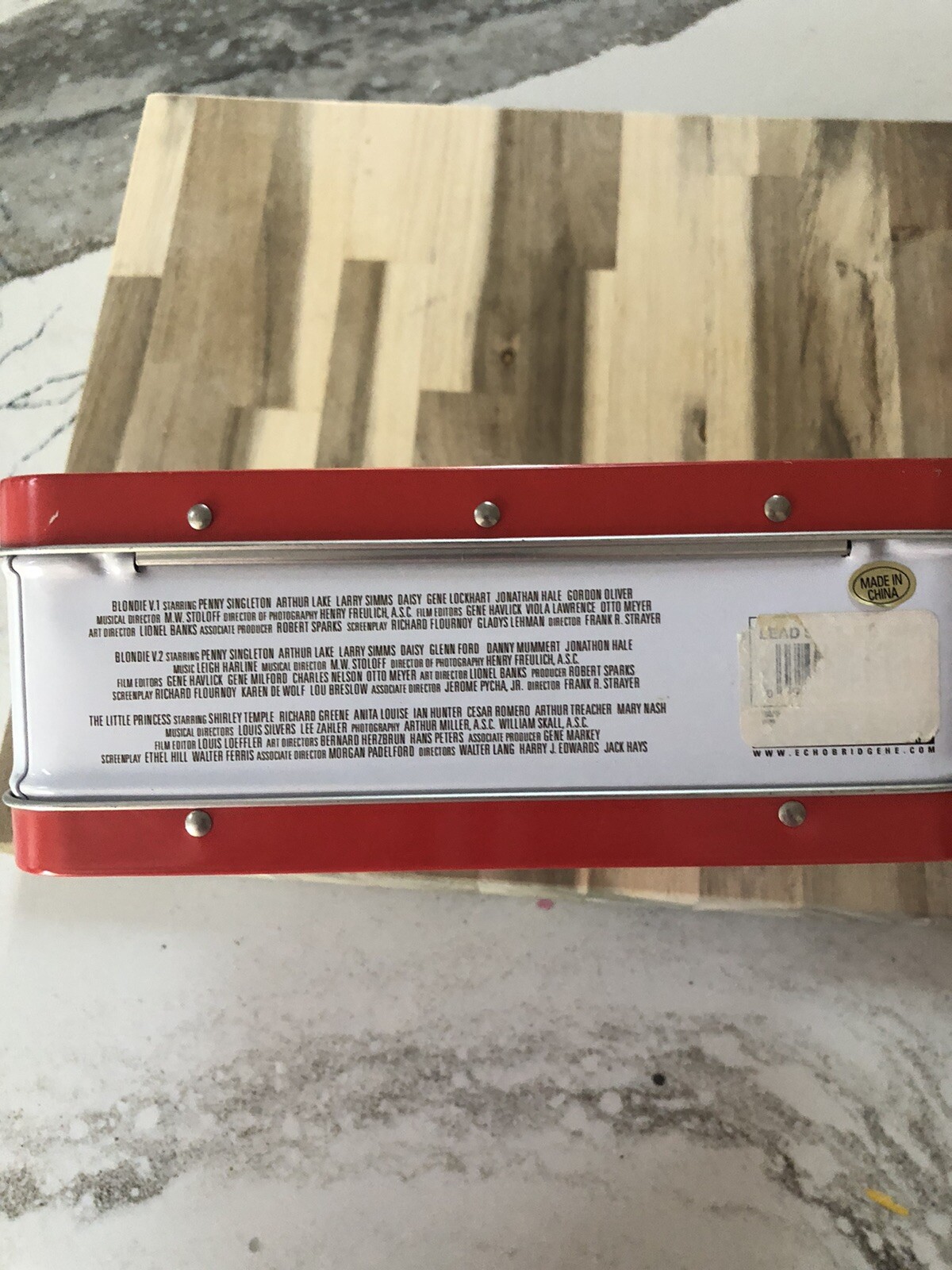 BLONDIE TV Series 1950's NBC Lunch Box 2008 Echo Bridge Home Entertainment