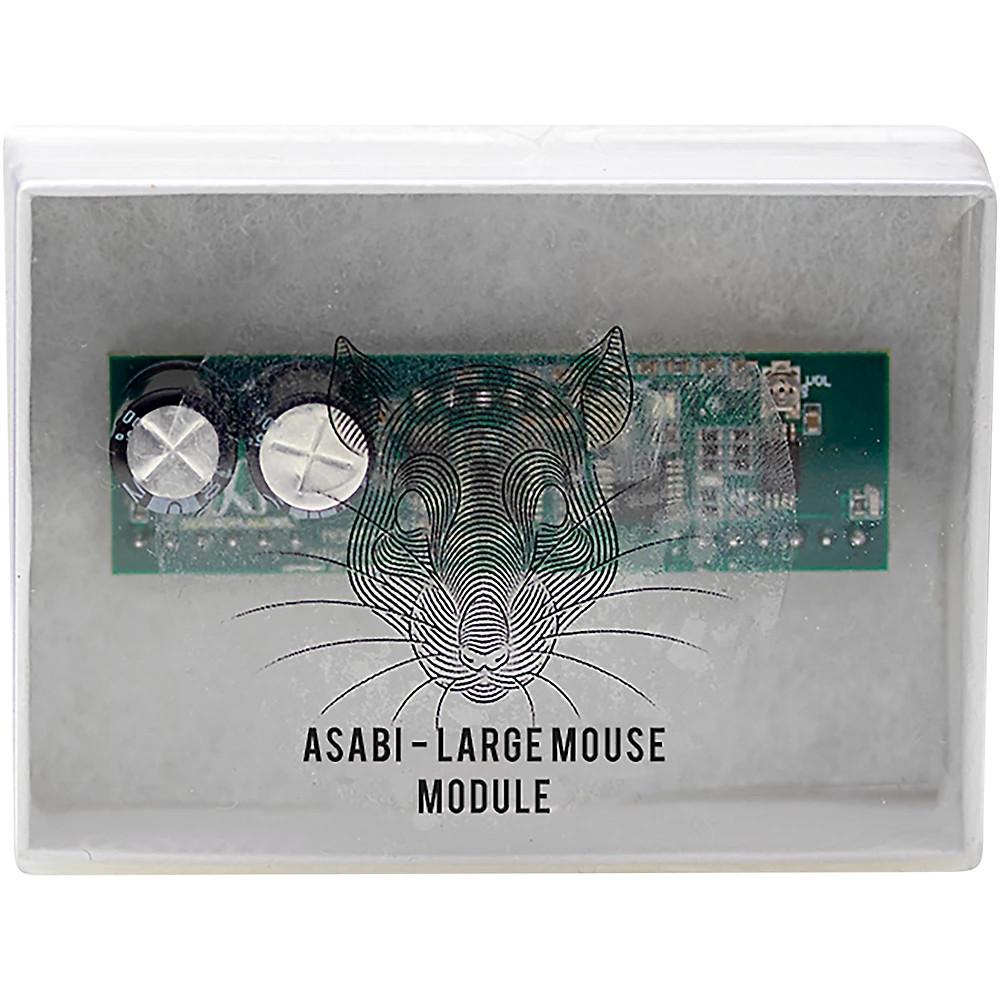 Jackson Large Mouse Analog Plugin Module for Asabi OverdriveDistortion Pedal