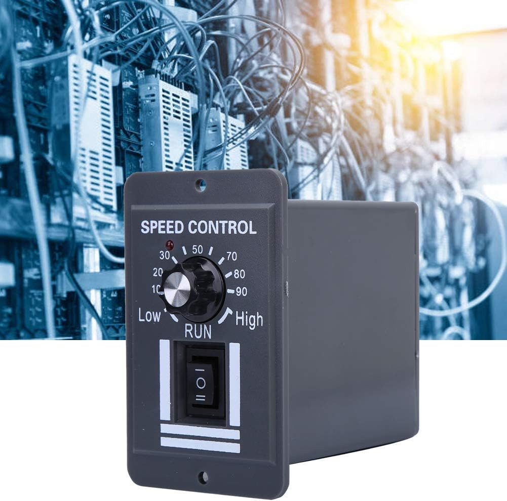 DC Motor Speed Controller, DC 12-60V 40A PWM Brush Motor Speed Controller CCW Re