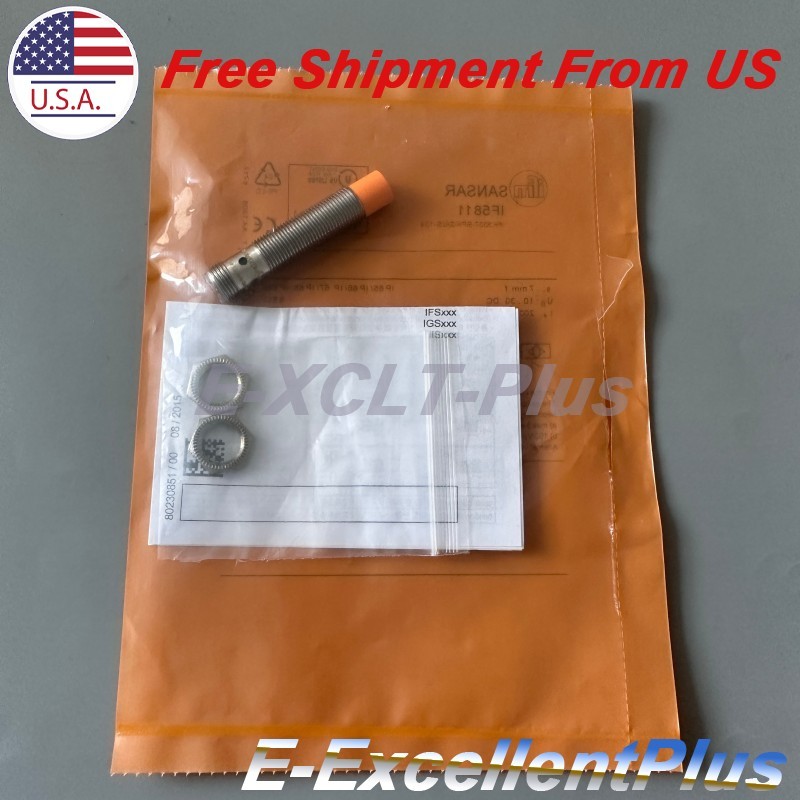 Inductive Proximity Sensor Switch For IFM Efector IF5811 10-30VDC PNP US Stock
