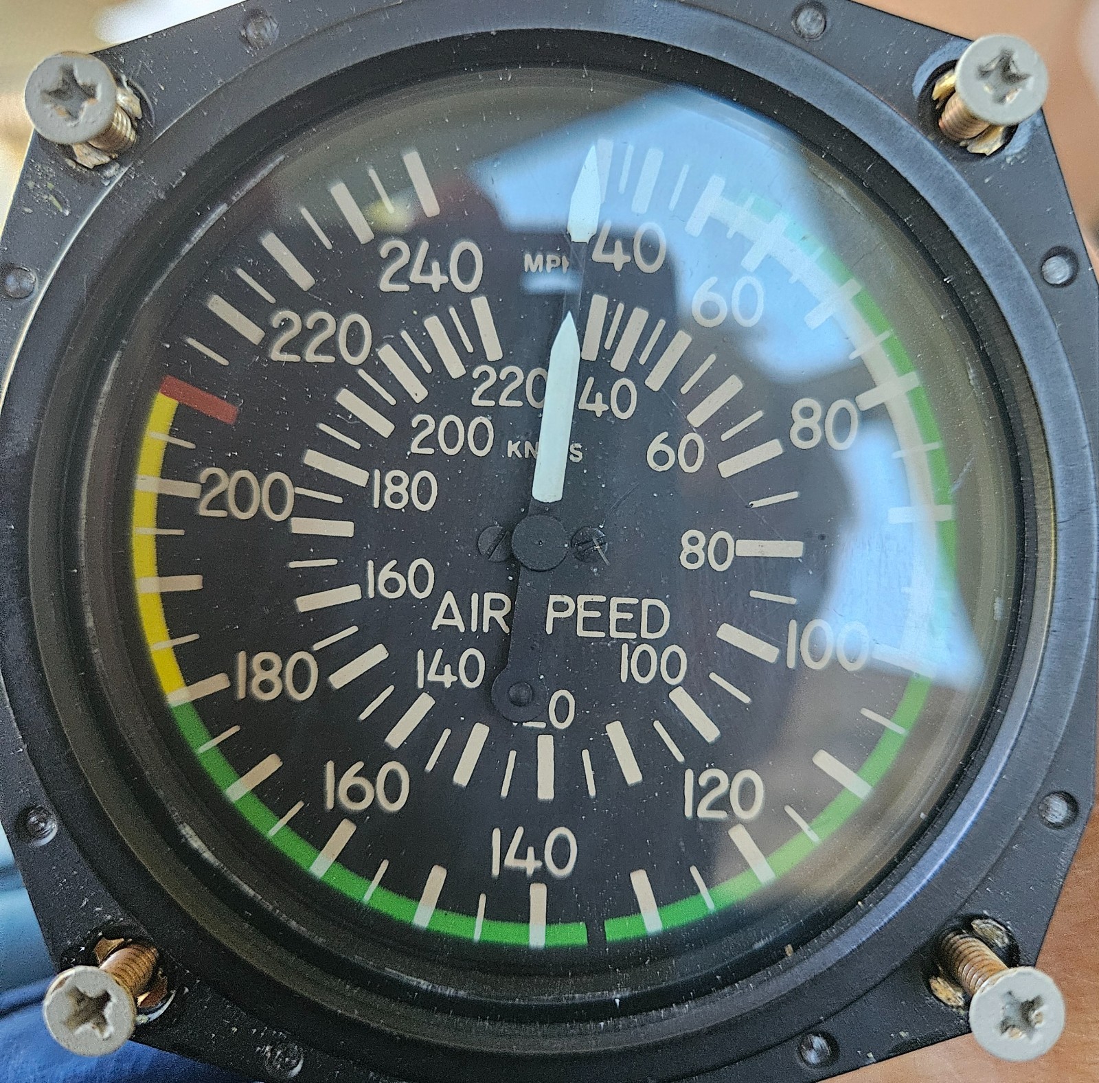 aircraft instrument airspeed indicator