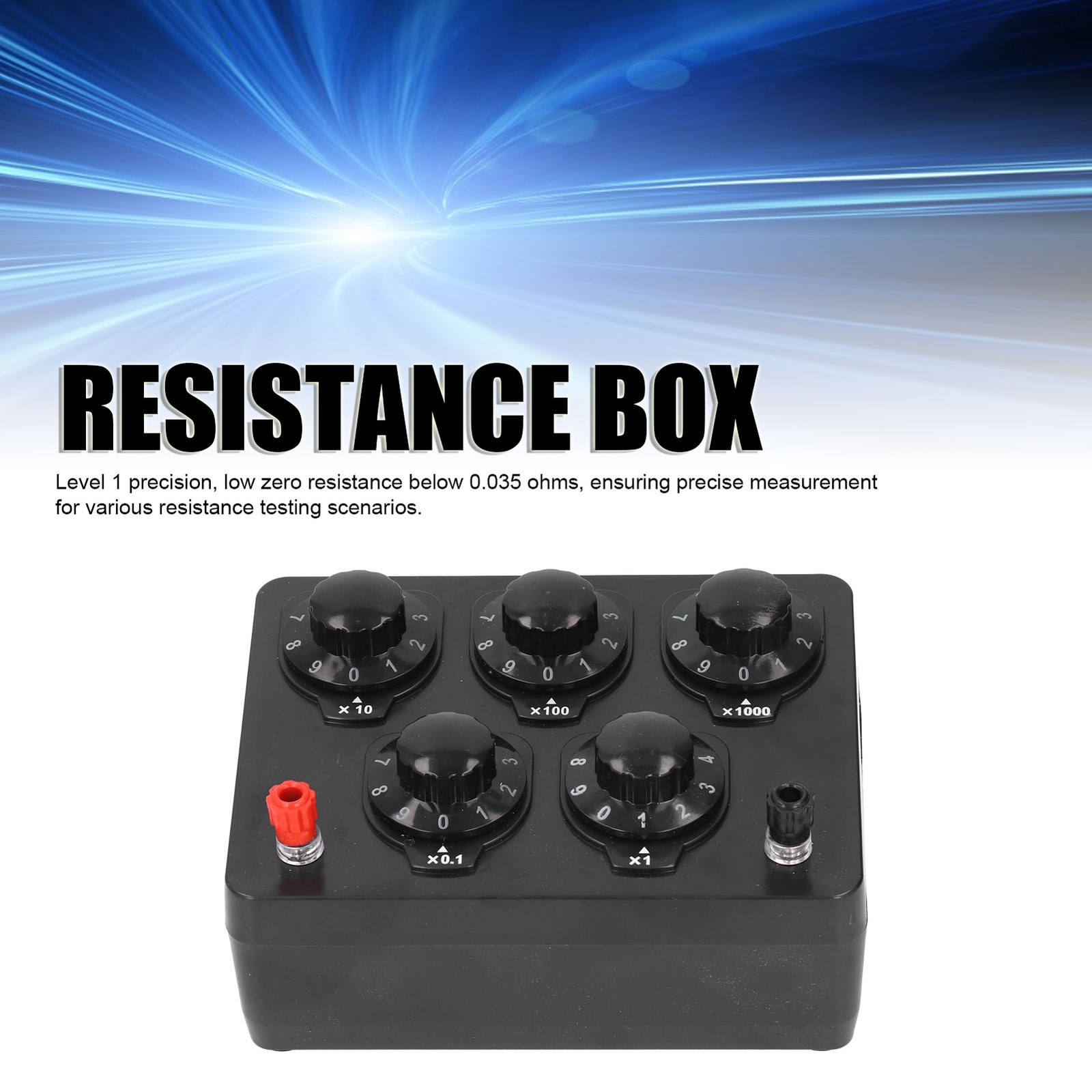 Adjustable Decade Resistor With Accurate Measurement For Lab Use Popular