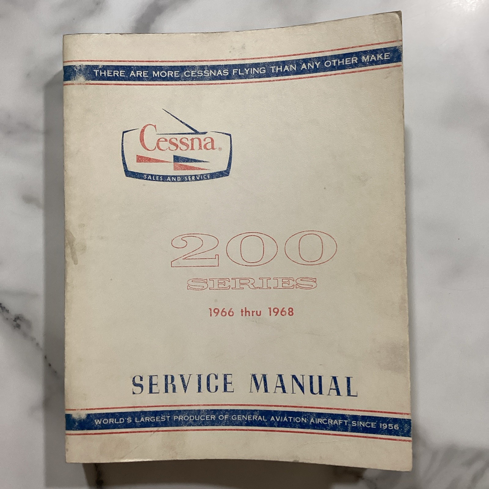1966 - 1968 CESSNA 200 Series Service Manual D606-13 Original