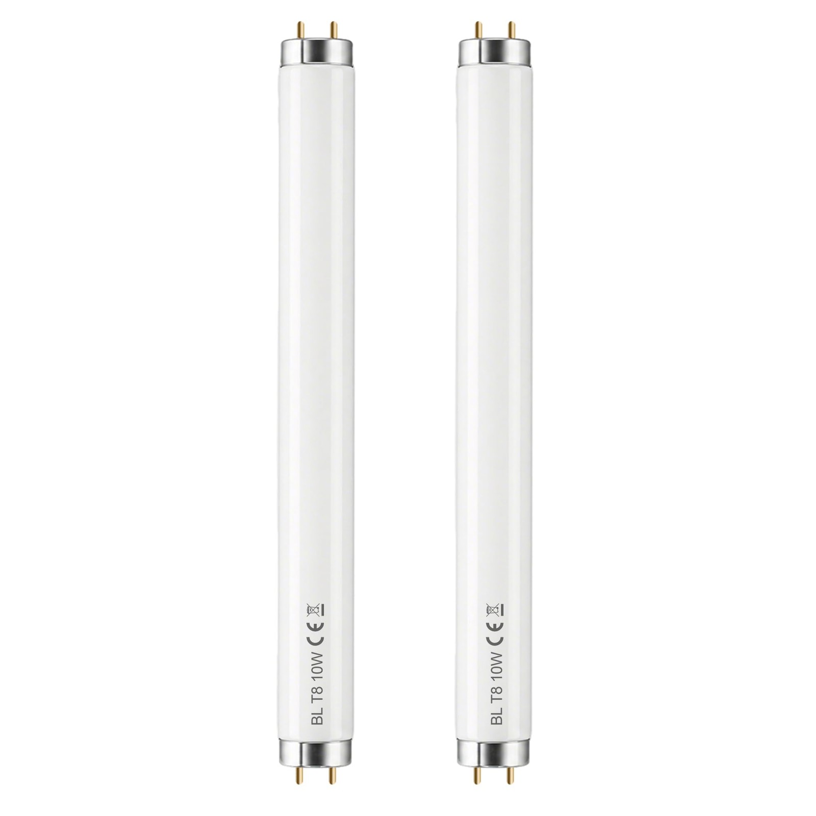 2 Pack 10W Bug Zapper Bulb T8 F10W Light Tube For 20W Indoor Insect Trap Lamp