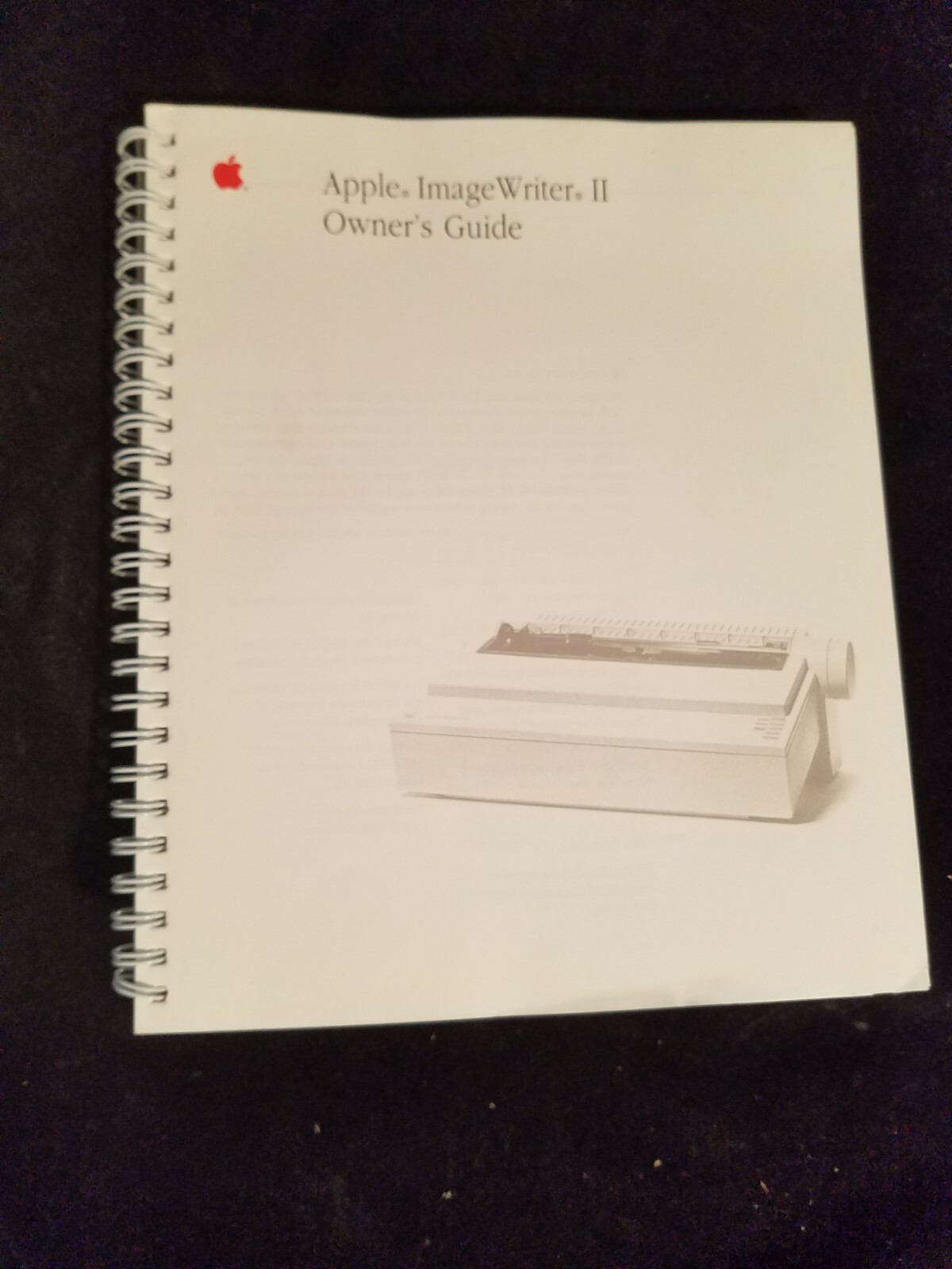 Vintage APPLE Image Writer II Owner's Guide