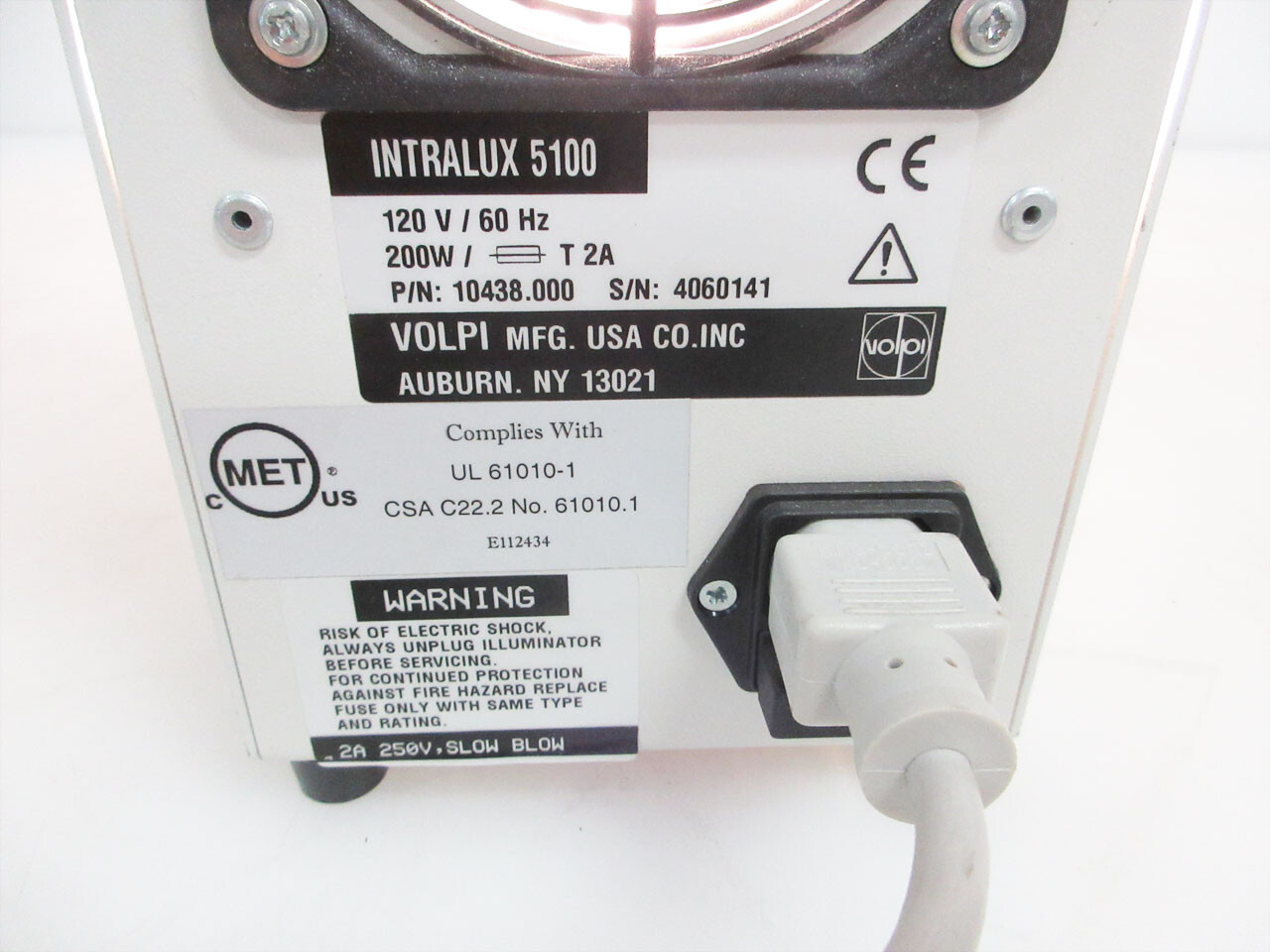 VOLPI INTRALUX 5100 COLD HALOGEN LIGHT SOURCE - SYSTEM ISSUE V
