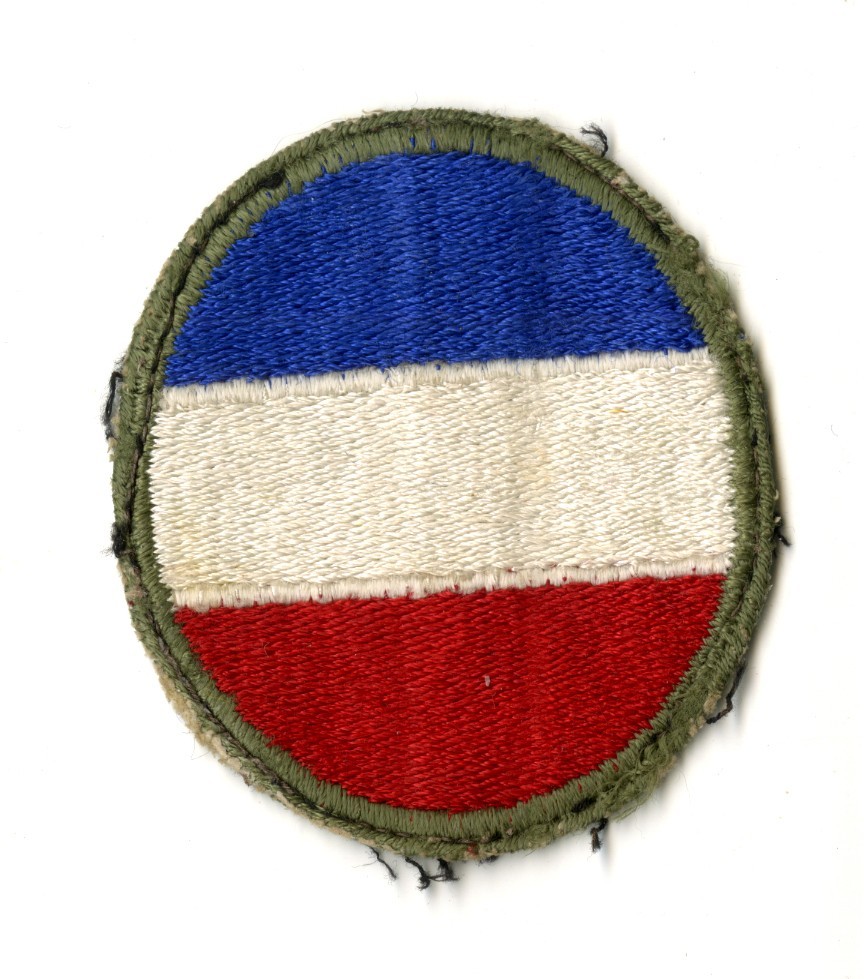 Army Ground Forces White Back Patch WWII Original