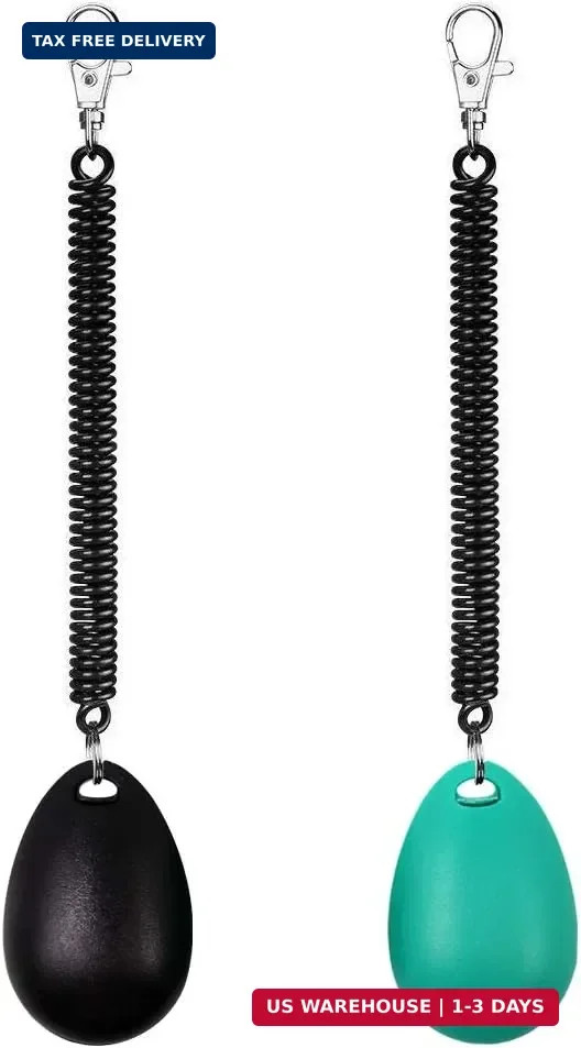 Dog Training Clicker with Wrist Strap Durable Lightweight Easy to Use, Pe