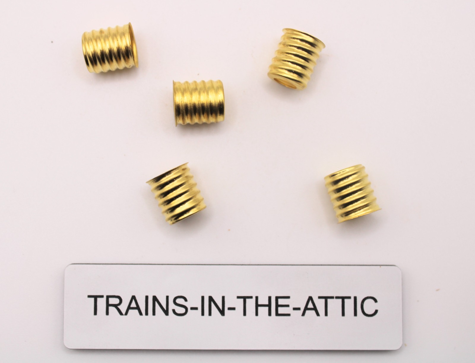 LIONEL  SCREW BASE STYLE LAMP SOCKET BRASS PART 78-73. PACK OF (5) NEW