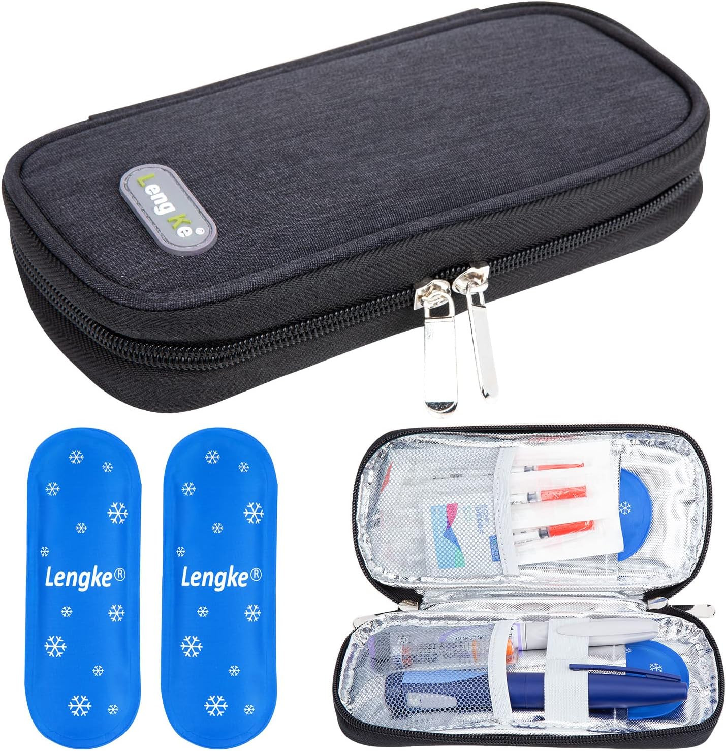YOUSHARES Insulin Cooler Travel Case - Diabetic Insulated Organizer Portable Coo