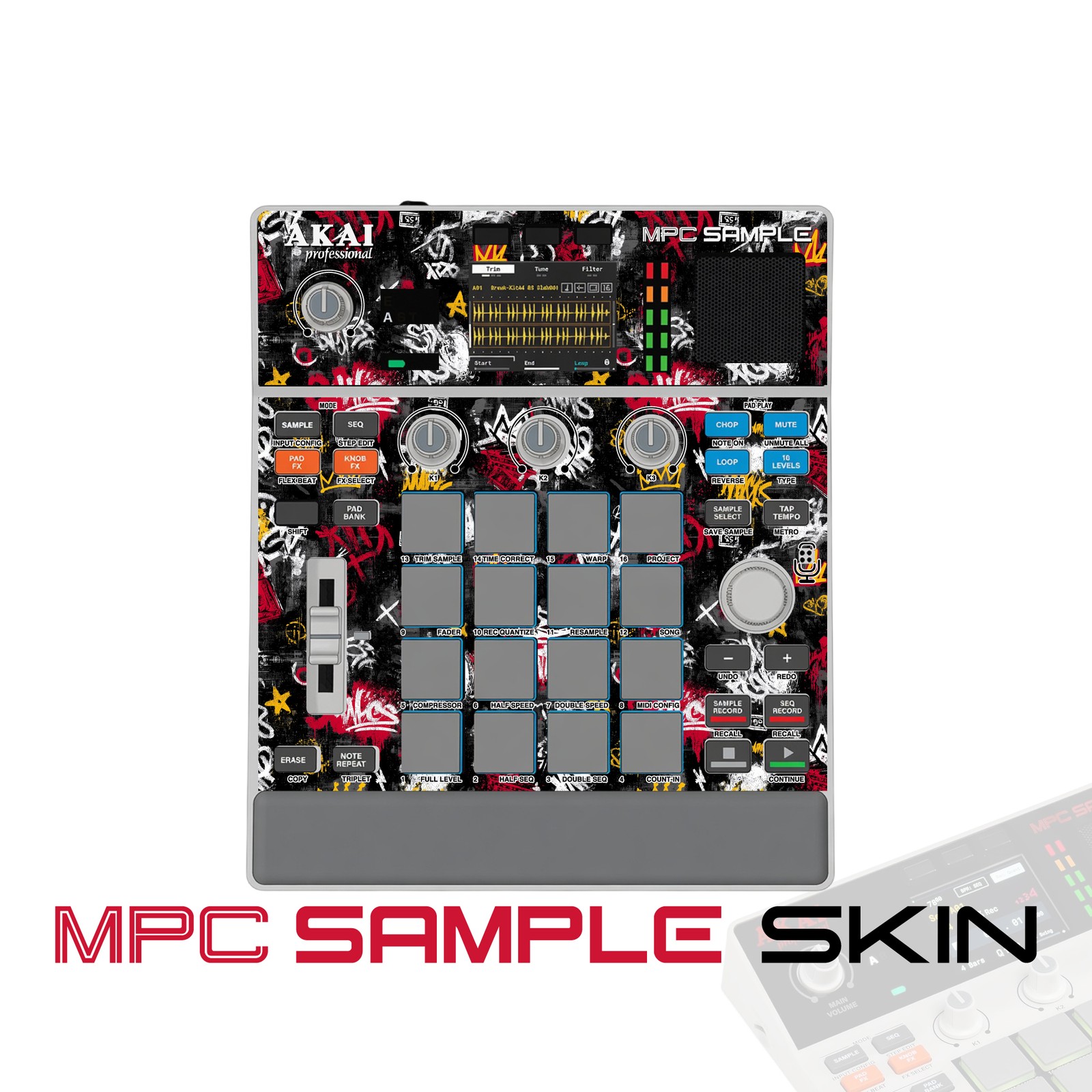 Akai MPC Sample Skin / Crown Tag Riot