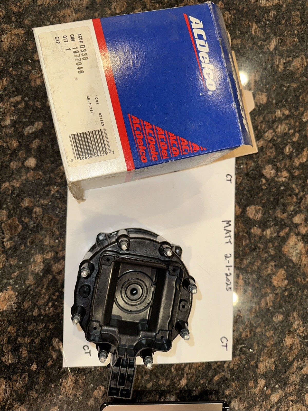 D338 ACDelco Distributor Cap