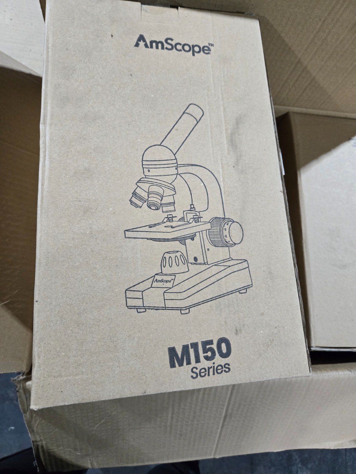 AmScope M150 Series Portable LED Monocular Student Compound Microscope