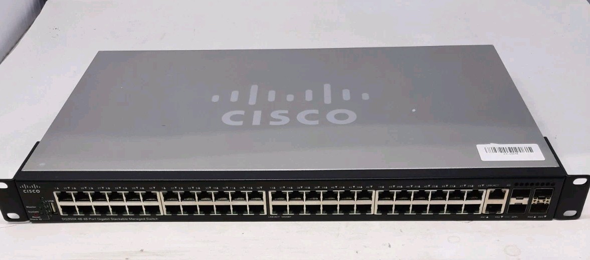 CISCO SG350X-48-K9 48-port Gigabit Stackable