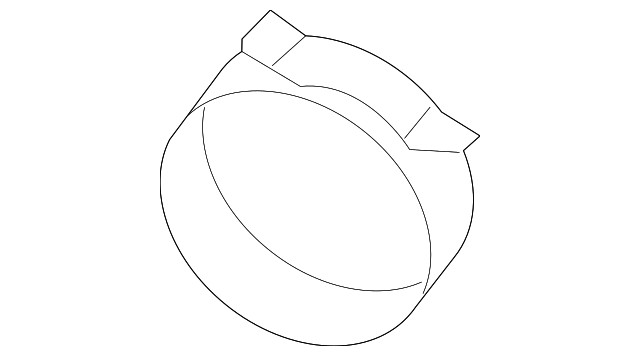 Genuine Volkswagen Clamp N-105-587-01