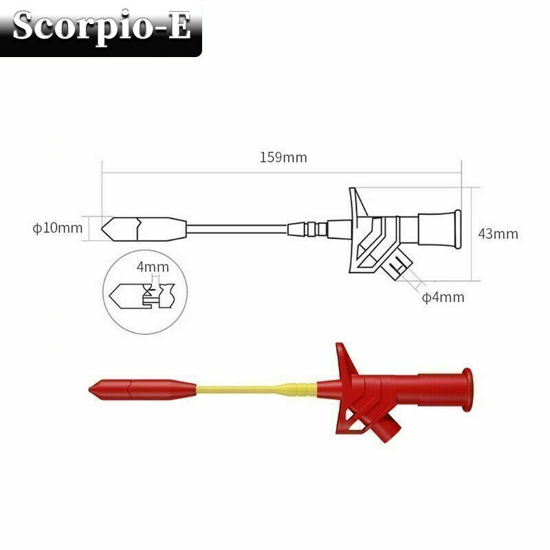 2PCS Insulation Wire Piercing Probe Heavy Duty Quick Piercing for Electrical