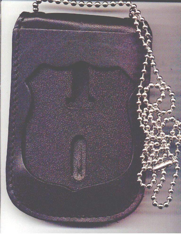 New York City Police Department -  Officer's Shield & ID Neck Holder with chain