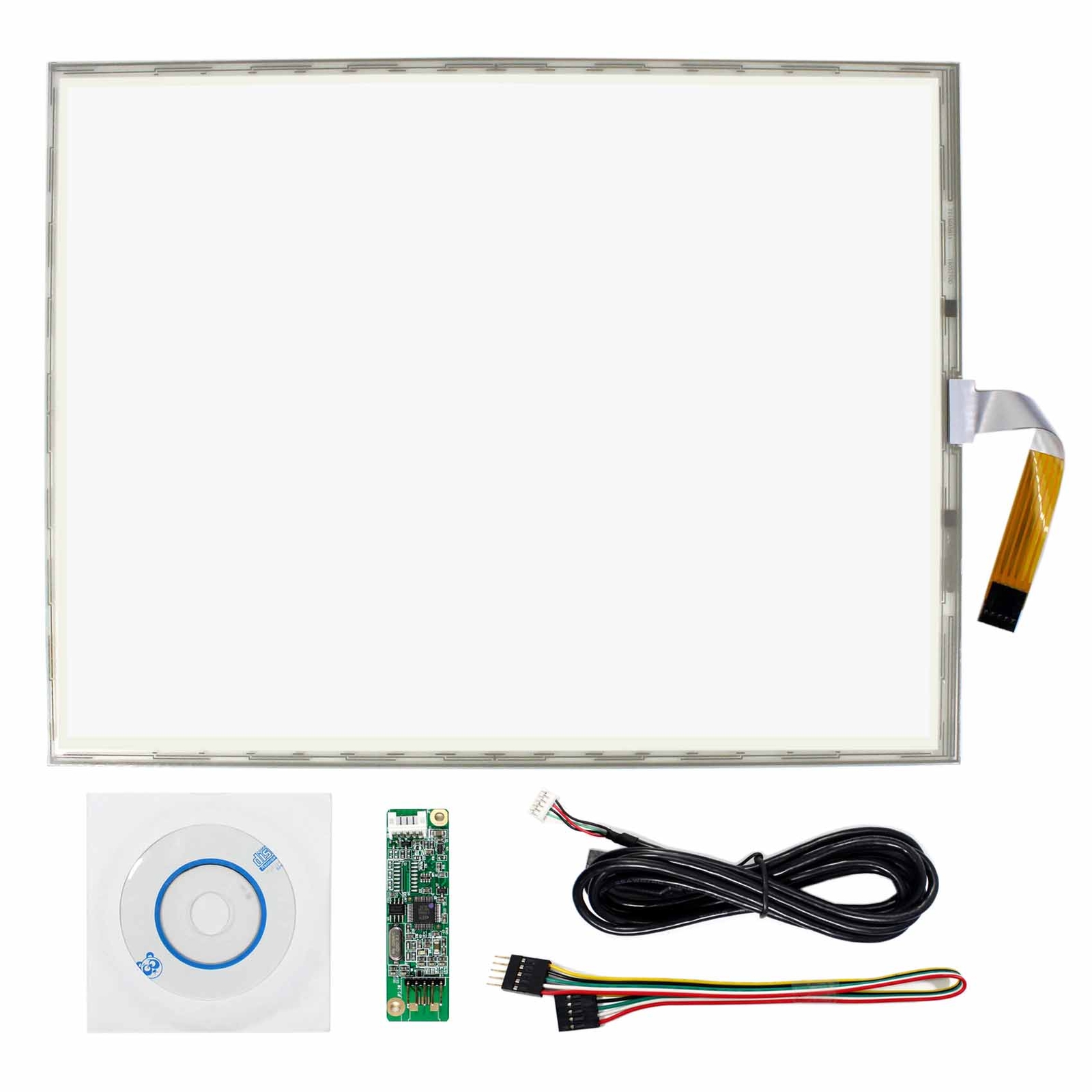 15" 5 Wire Resistive Touch Screen USB controller for 15" 1024x768 LCD Screen
