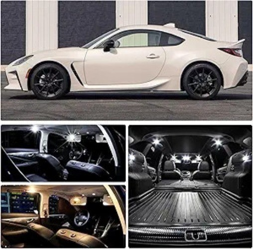 White Interior LE Size: For ToyotaColor: For Toyota GR86 Subaru BRZ 2022 2023-