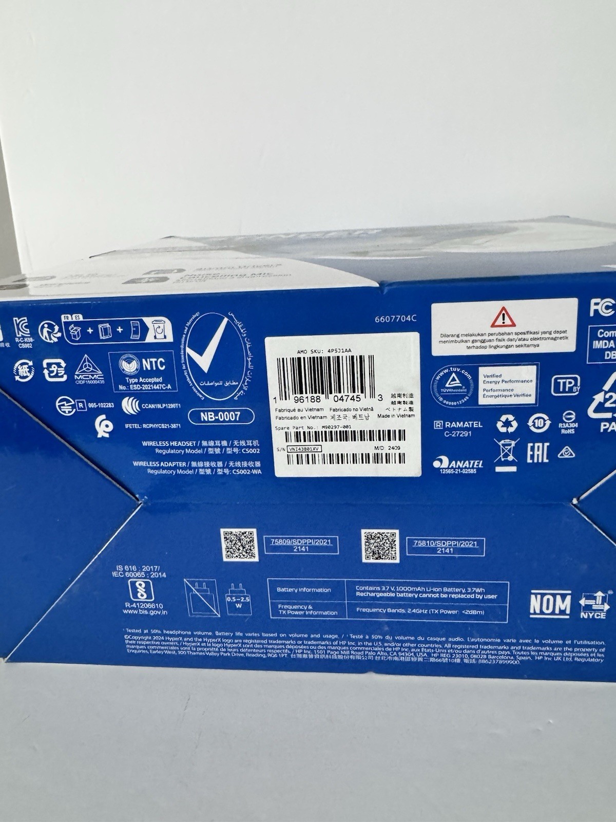 Hyper X Cloud Stinger Core Wireless Gaming Headset. PlayStation 4/5 And PC