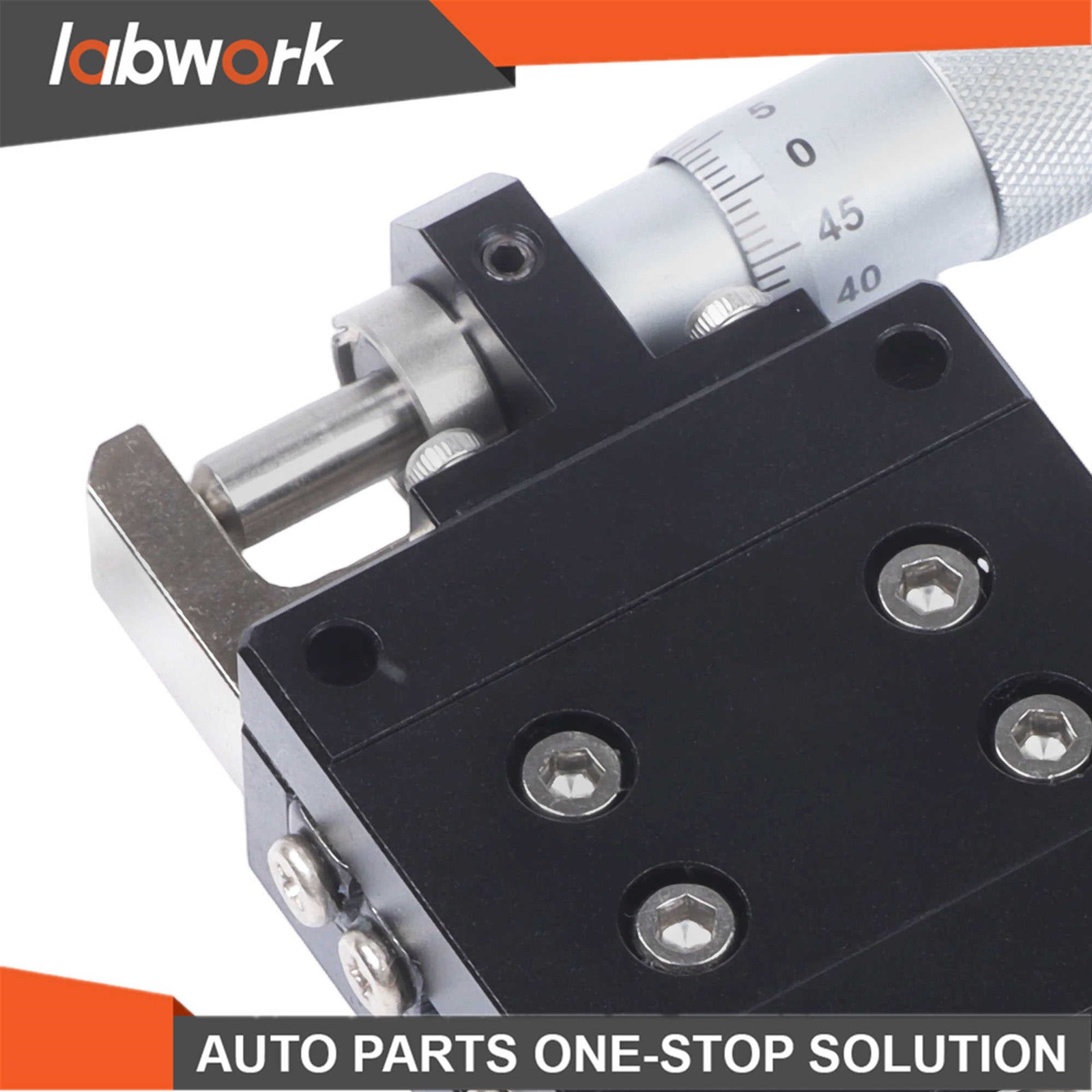 Labwork Precise Linear Stage SEMX40-AS X Micrometer Sliding Table Bearing Trim