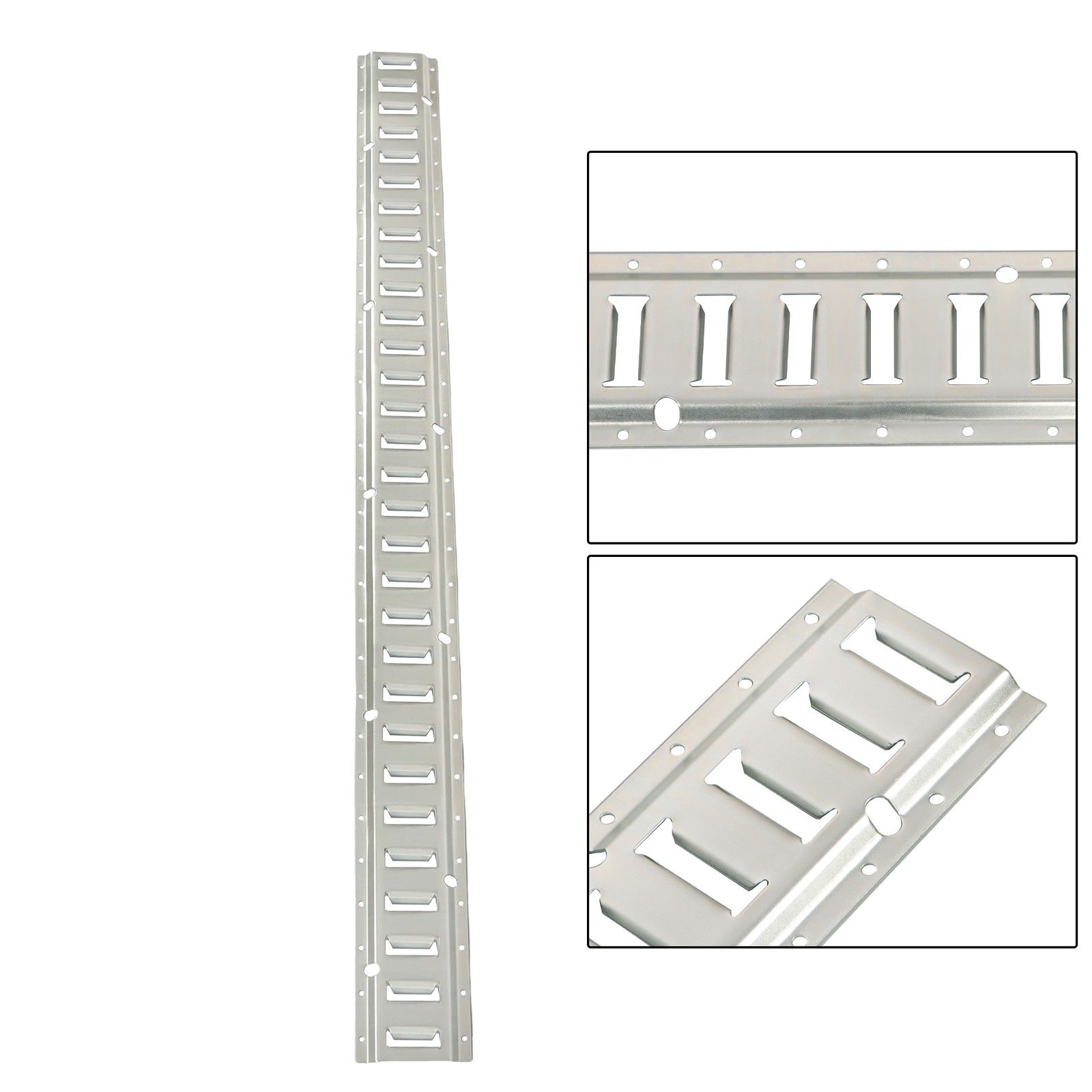 New 24PCS 5ft E Track Kit For Enclosed Cargo Trailers Secure Tie-Down Rails
