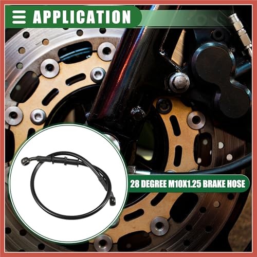 Universal Brake Hose Motorcycle ATV Dirt Bike Motocross Braided Hydraulic