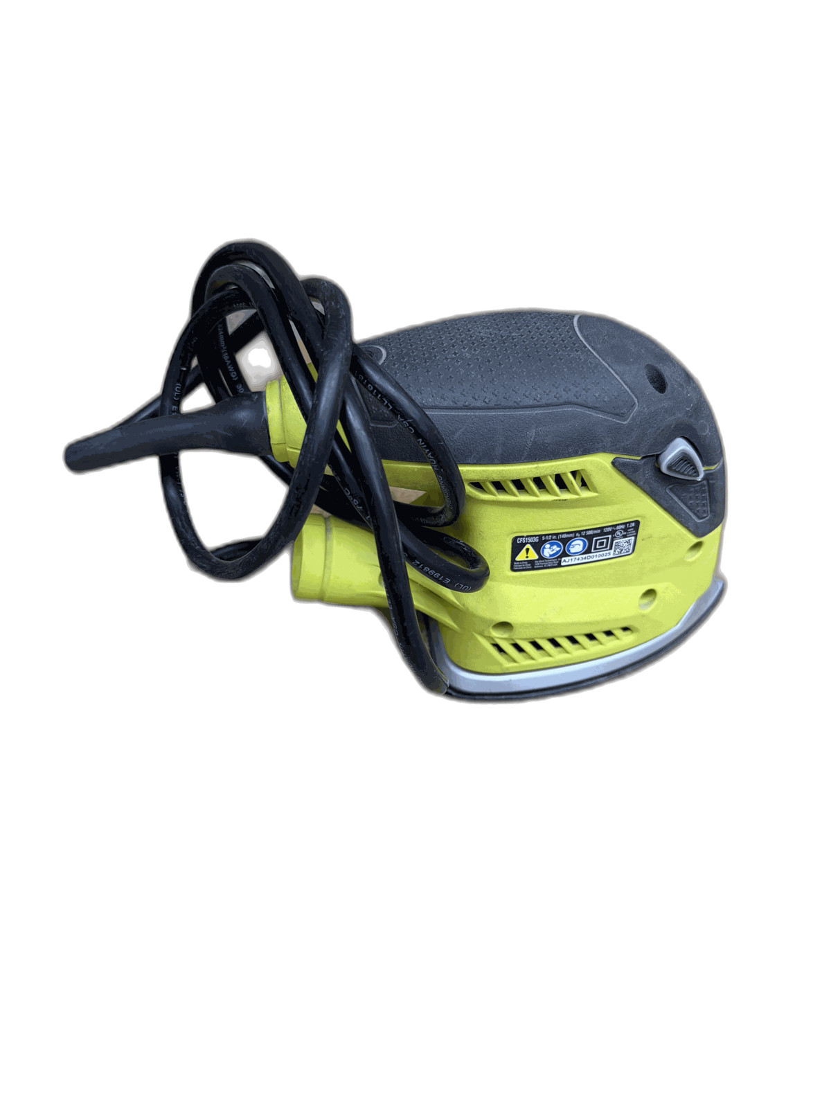 RYOBI 1.2 Amp Corded 5.5 in. Corner Cat Sander MISSING SEE PICTURES
