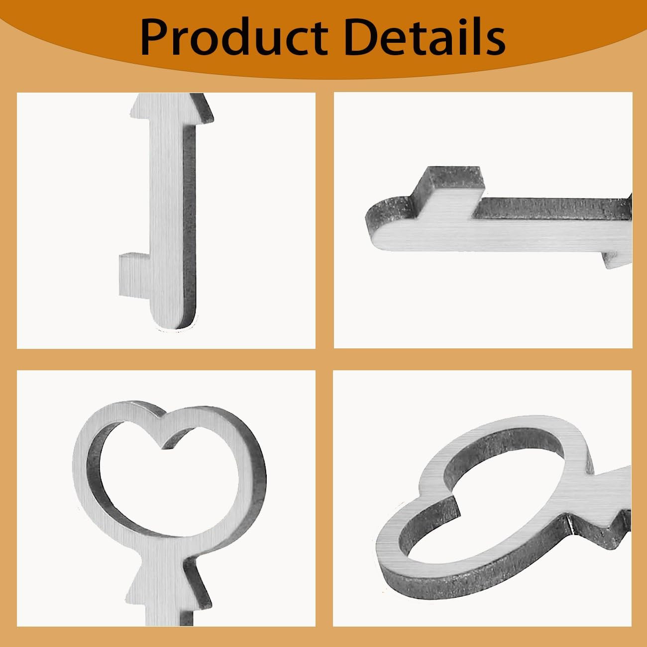 Cedar Box Key, Replacement for Lane Mini Keepsake Boxes, Key Lock, Metal, 2PC |