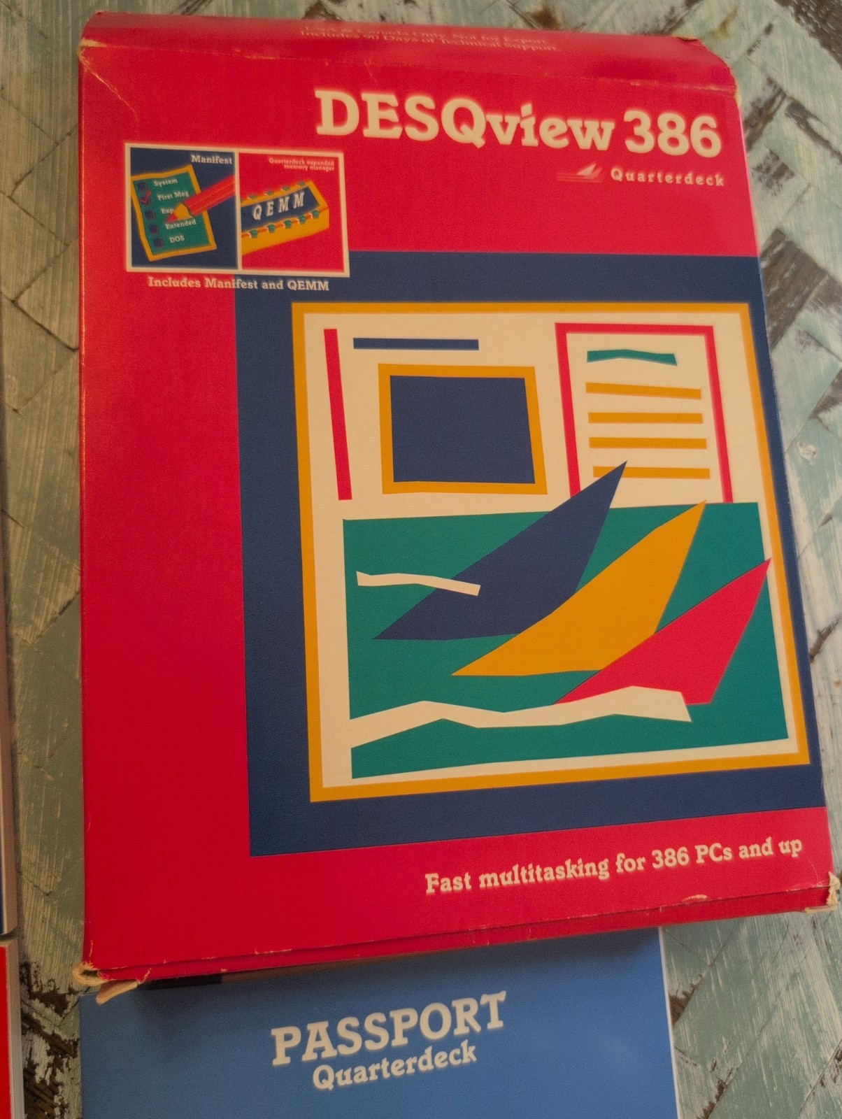 DESQview 386 Quarterdeck Includes Manifest And QEMM