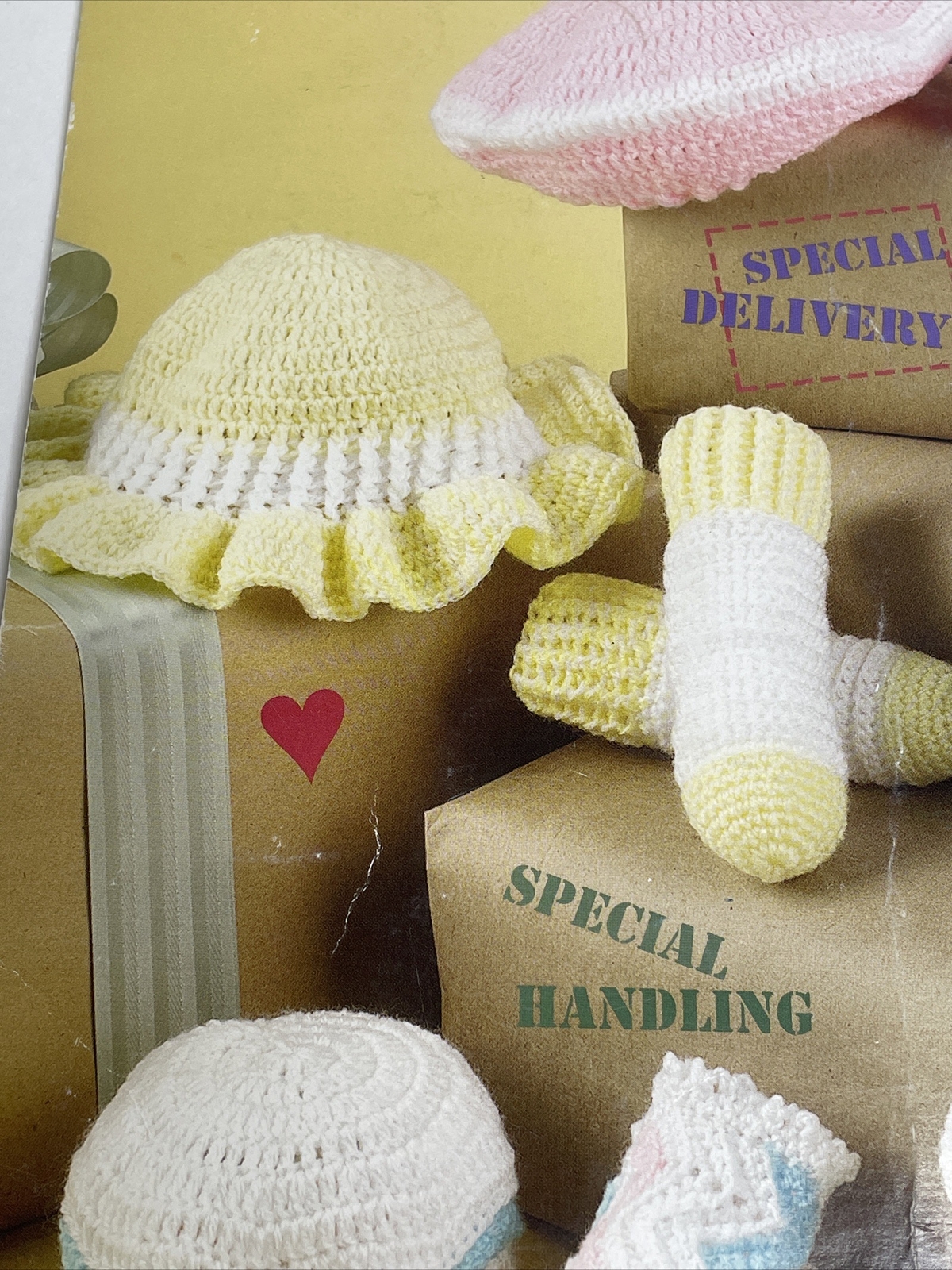 ASN Special Delivery Baby Hats Socks Crochet Pattern