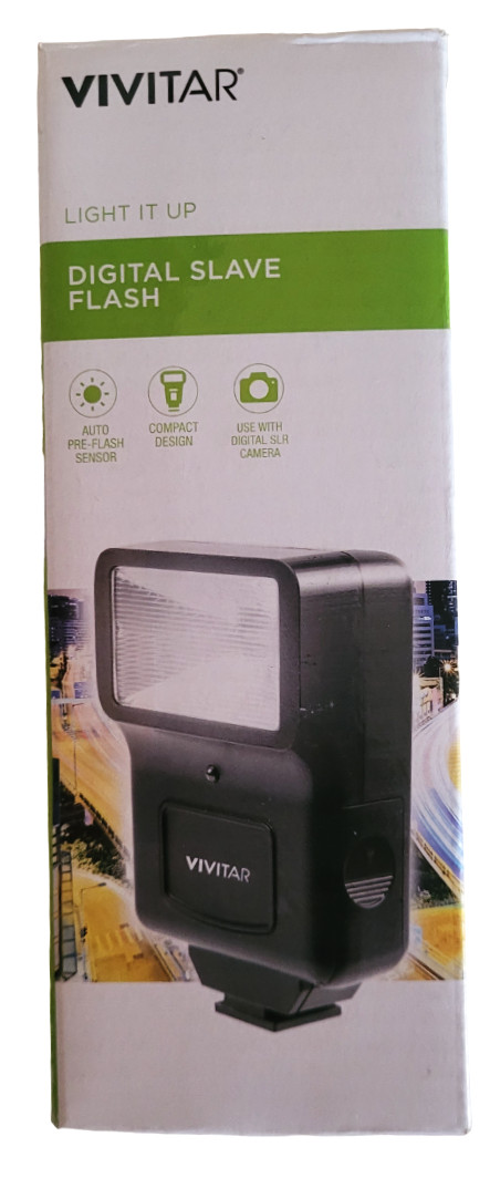 Vivitar Light It Up Digital Slave Flash New With Open Box