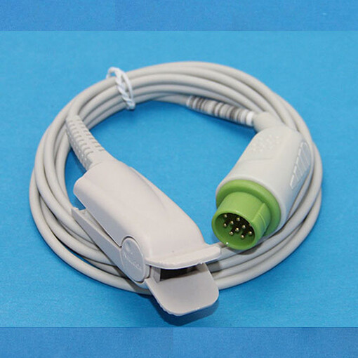 12Pin SpO2 Sensor Probe Cable 10ft For Bruker DC-3002 IH M3 ECG Patient Monitor