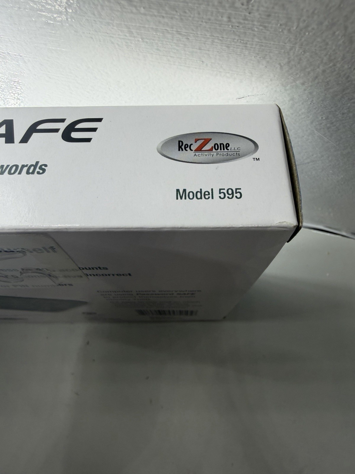 New Password Keeper Safe Vault Password Organizer RecZone Model 595