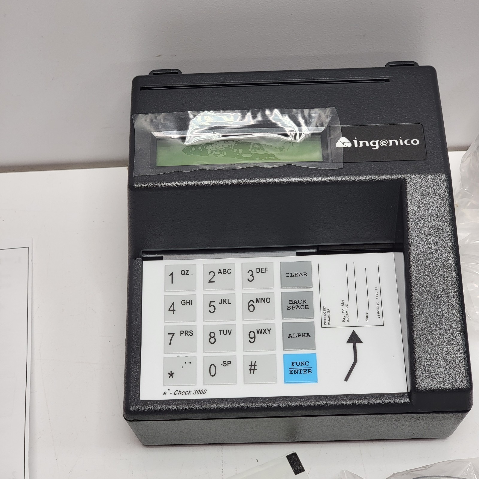 NEW - INGENICO EN-CHECK MR3000 CHECK MANAGER INTERNAL CHECK READER 3000