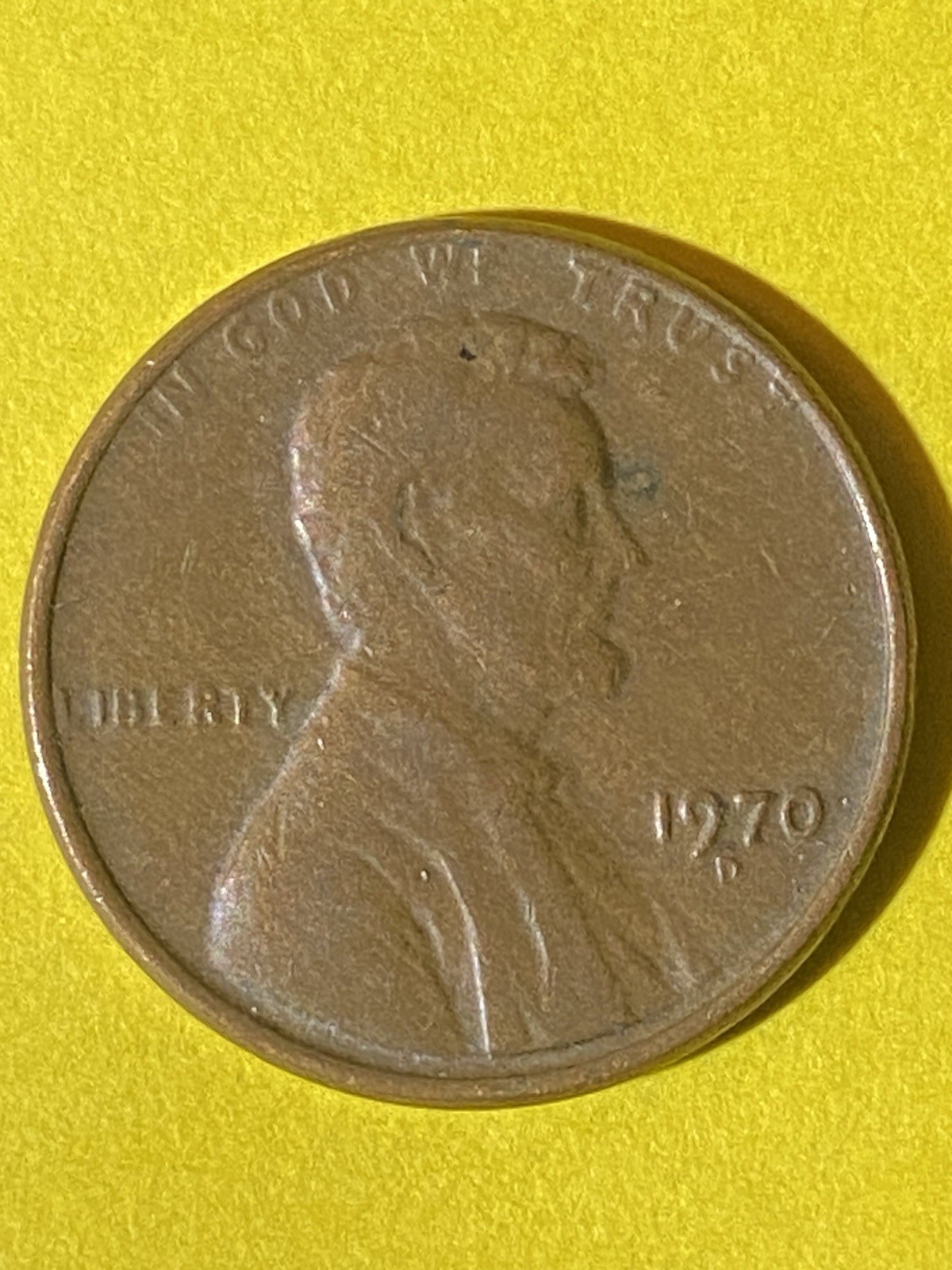 1970-D Lincoln Memorial One Cent