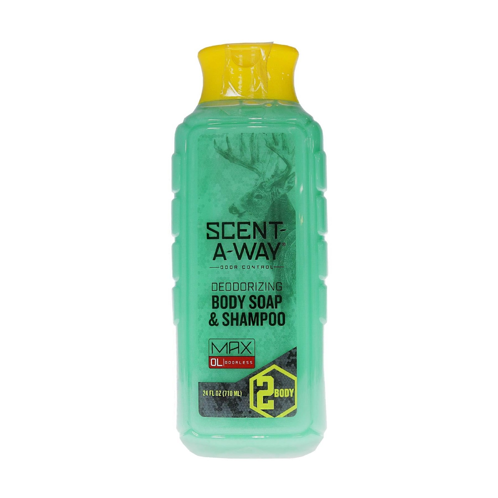 Scent A Way MAX Liquid Soap 24oz Odor Eliminating Body Wash Shampoo Eco Friendly