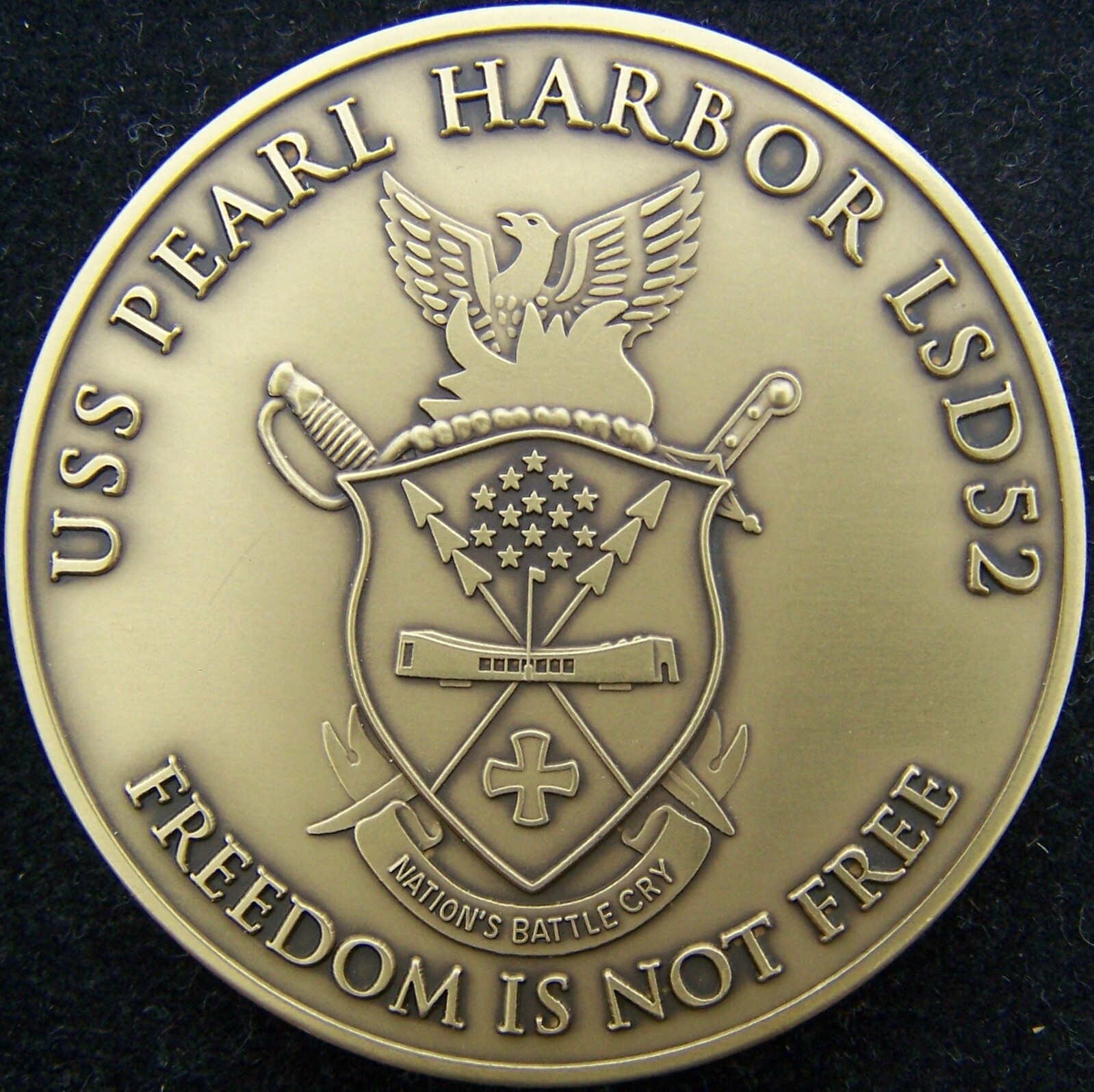 USS Pearl Harbor LSD 52 Challenge Coin