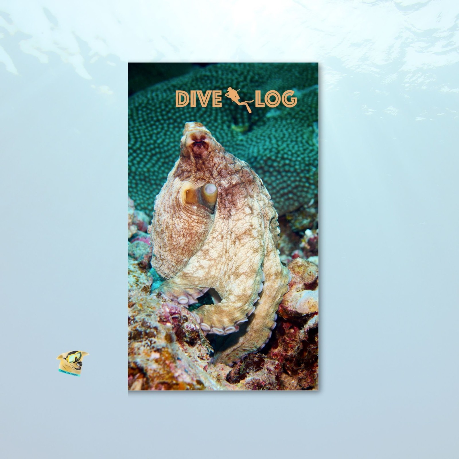 Day Octopus  Scuba Dive Log Book -Diving Journal/Logbook, Ocean Journal