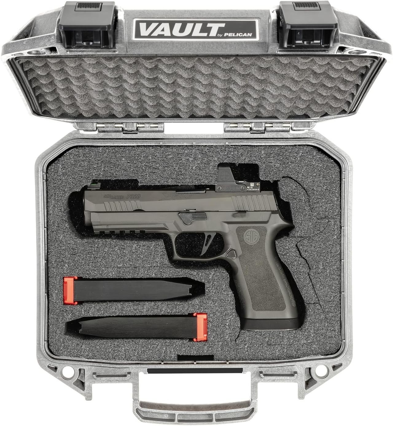 Vault Multi-Pistol Custom Cut Foam Case From the Custom Case Center