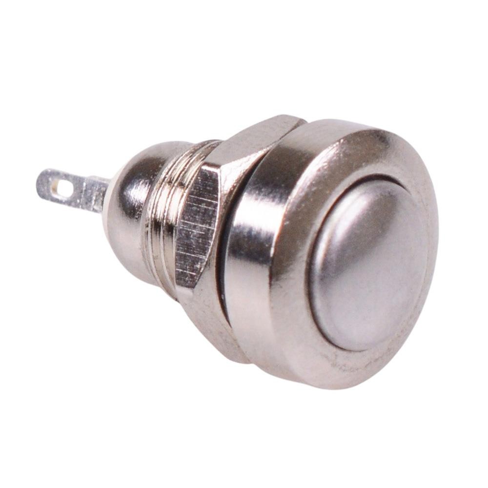 Off-(On) Momentary 8mm Metal Push Button Switch SPST