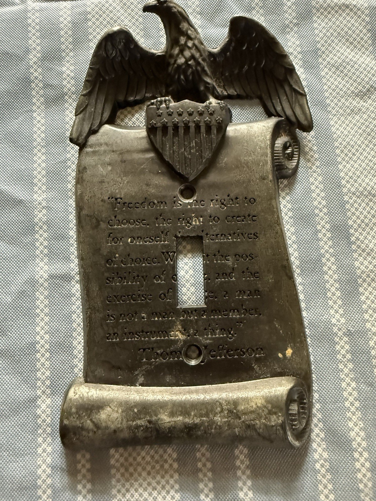 Vintage Eagle Light Switch Covers (2)