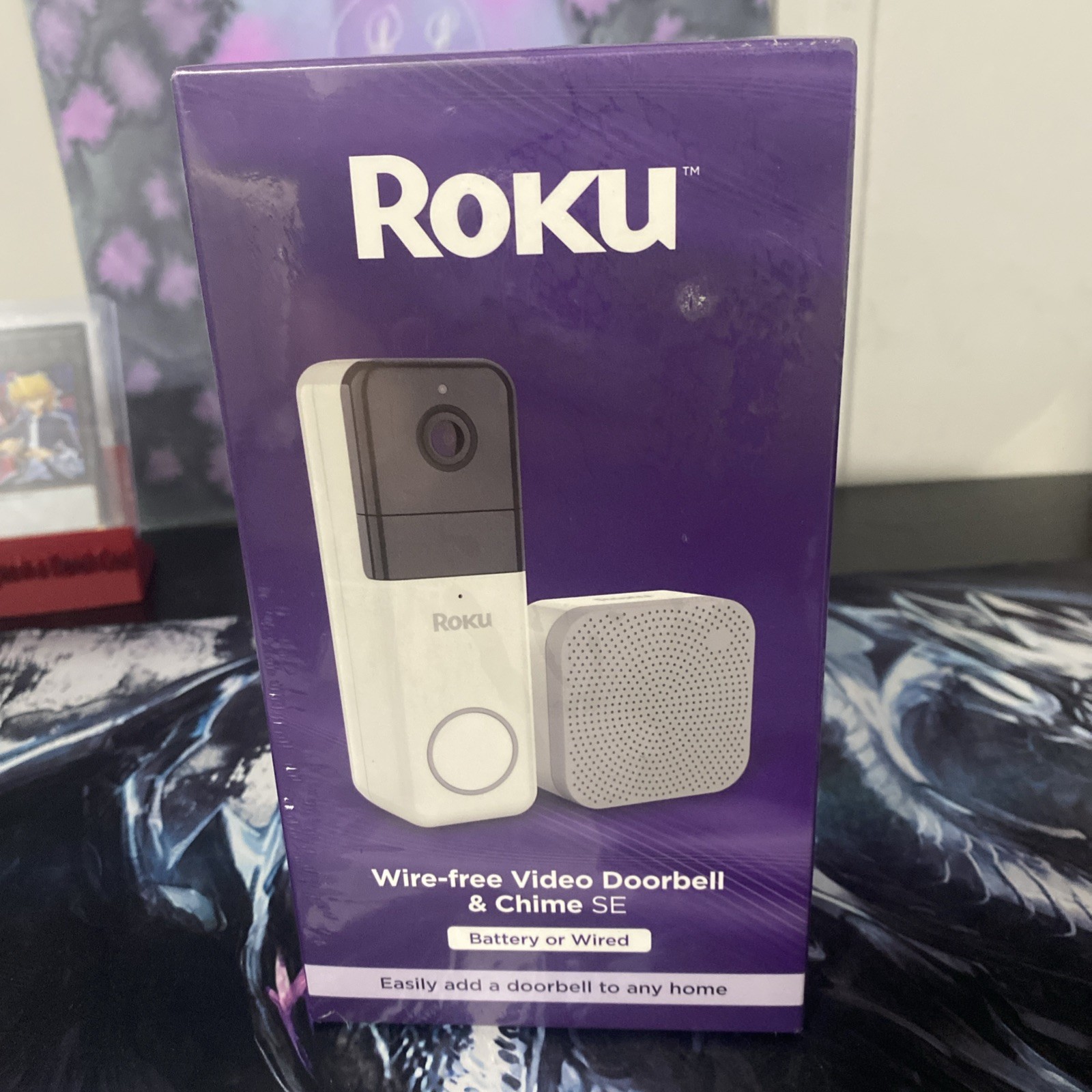 Roku Wire-Free Video Doorbell & Chime SE | HD WiFi Smart Cam | New Sealed